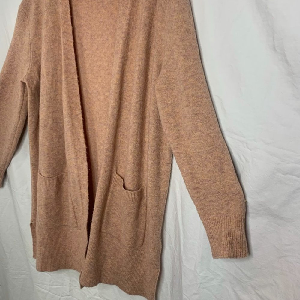 Madewell Kent Coziest Cardigan Alpaca Wool blend pink cardigan Medium - Picture 7 of 14